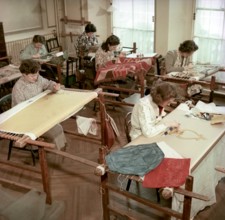 The Main Workroom, Royal School of Needlework, c1955. Creator: Arthur Charles Kirby Ware.