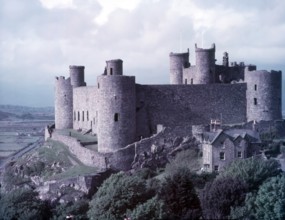 Harlech Castle, Wales, c1955.  Creator: Arthur Charles Kirby Ware.