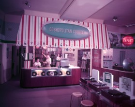 'Cosmopolitan Corner', HMV, Oxford Street, London, 1953.  Creator: Arthur Charles Kirby Ware.