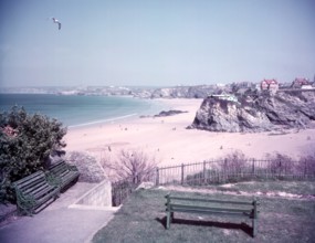 Towan Sands, Newquay, Cornwall, c1955. Creator: Arthur Charles Kirby Ware.