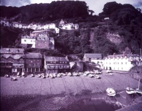 Clovelly Harbour, Devon, c1955. Creator: Arthur Charles Kirby Ware.