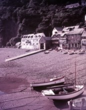 Clovelly Harbour, Devon, c1955. Creator: Arthur Charles Kirby Ware.