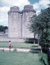 Nunney Castle, Somerset, c1955. Creator: Arthur Charles Kirby Ware.