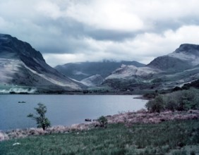 Nantle Lake, Rhyd-ddu, Caernarvon, Wales, c1955.  Creator: Arthur Charles Kirby Ware.