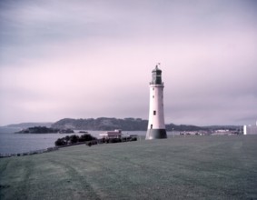 The Hoe and Smeaton's Tower, Plymouth, Devon, c1955. Creator: Arthur Charles Kirby Ware.