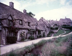 Arlington Row, Bibury, Gloucestershire, c1955. Creator: Arthur Charles Kirby Ware.
