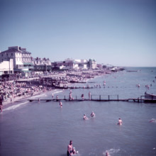The beach at Bognor, Sussex, c1955. Creator: Arthur Charles Kirby Ware.