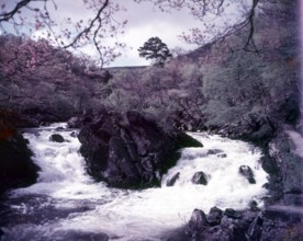 Falls of Leny, Trossachs, Scotland, c1955. Creator: Arthur Charles Kirby Ware.