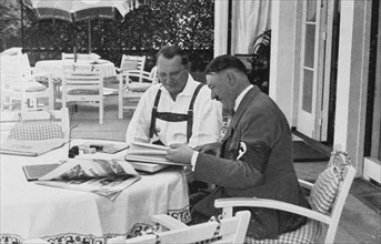 Hitler et Göring à Obersalzberg, en Bavière