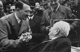 Hitler et le général Litzmann, 1935