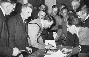 Hitler et Goebbels à la brasserie Sterneckerbrau, 1936