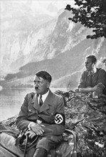 Hitler à Obersee, près de Berchtesgaden en Bavière