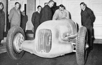 The Mercedes race car designed especially for Hitler, 1936