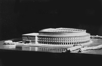 Maquette du Palais des Congrès sur le site du congrès du parti NSDAP (1934)