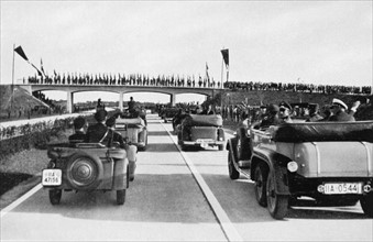 Opening of the first motorway section linking Munich to Austria (1934)