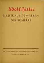 Page de garde de l'ouvrage sur Adolf Hitler, Editions Cigaretten-Bilderdienst, Hambourg-Bahrenfeld (1936)