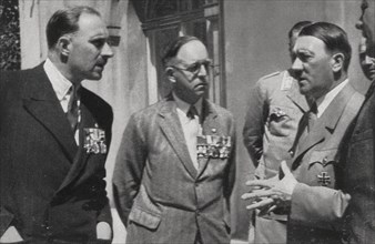 Hitler et des vétérans de la première guerre, 1936