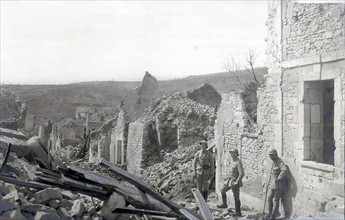 Ruines de Craonne, 1917