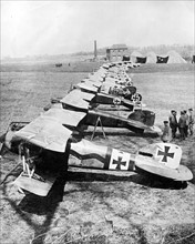 Avions Albatros, utilisés par l'Allemagne pendant la première guerre mondiale, escadrille du baron