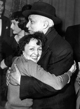 Edith Piaf et Mitty Goldin