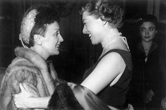 Edith Piaf et Léo Marjane