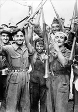 Spanish Republican militiamen, 1936