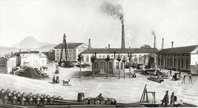 La première usine Michelin à la fin du XIXe siècle