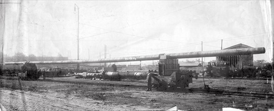 Industrie, les fabricants d'armes. Les fabricants de canons en Allemagne en 1902. Les usines Krupp