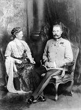 François-Ferdinand, archiduc d'Autriche - Hongrie et son épouse, la duchesse de Hohenberg.