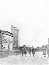 Bombardement du clocher de Vaux-devant-Damloup