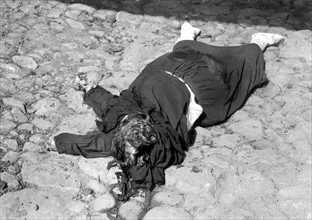 Victime de la Guerre civile espagnole, à Madrid en octobre 1936