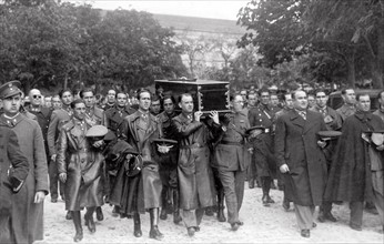 Obsèques du garde civil tué pendant le défilé du 14 avril 1936