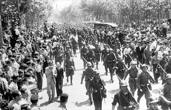 Guerre civile espagnole, août 1936