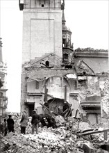 Ruins of the city of Madrid, 1936