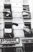 Fightings in the streets of Toledo, 1936