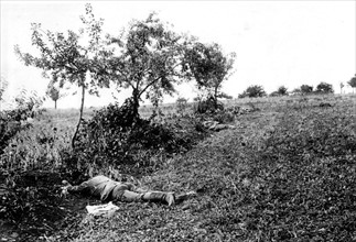 Cadavre allemand, en 1914