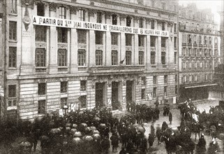 Manifestations syndicales du 1er mai 1906 à Paris