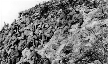 French reservists near Fort Douaumont, 1916