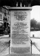 Commemorative monument of the Battle of Verdun