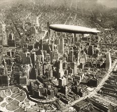 Vue aérienne de New-York dans les années 30.