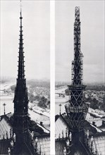 Restauration de la flèche de Notre Dame de Paris