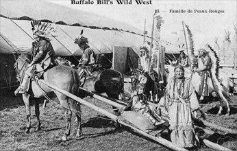 Buffalo Bill's Wild West. Redskin family
