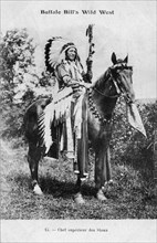 Buffalo Bill's Wild West. Sioux's big chief