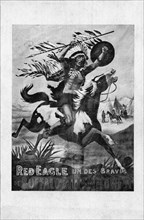 Buffalo Bill's Wild West Show - Red Eagle,  un des braves