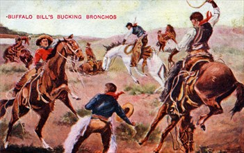 Buffalo Bill's Wild West Show, postcard