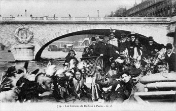 Buffalo Bill's Wild West, les Indiens de Buffalo à Paris