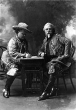 Photographie représentant Buffalo Bill et Paene Bill, son associé