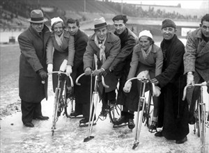 Fête de la glace au Parc des Princes en 1933