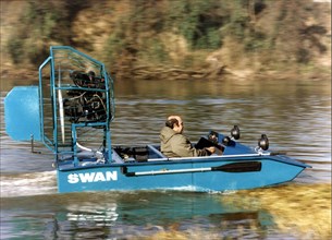 Hovercraft for fishing