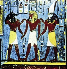 Hiéroglyphes du tombeau de Horemheb
